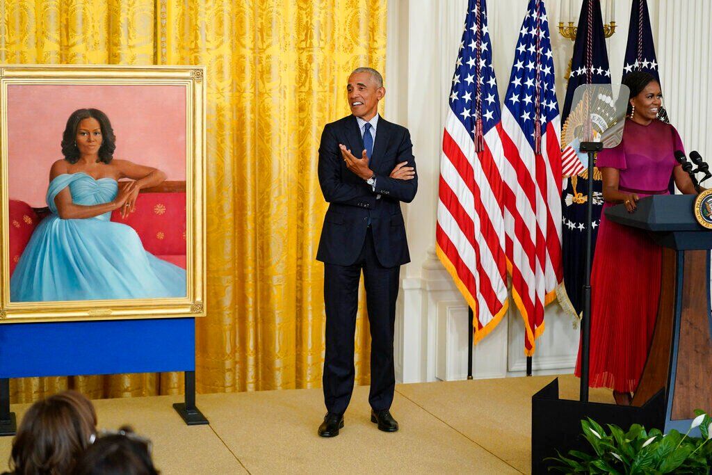 Biden Obama Portraits